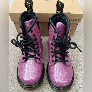 Pink Glitter Dr. Martens